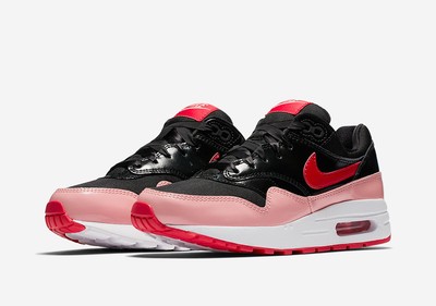 Nike Air Max 1 QS GS Valentine/'s Day Black Speed Red Youth AO1026-001 Multi Size