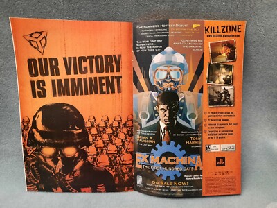 Killzone PS2 Playstation 2 2004 Print Ad/Poster Official Original Promo Art Rare