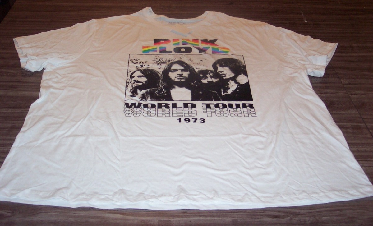 Vintage Style PINK FLOYD WORLD TOUR 1973 T-Shirt BIG & TALL 3XB