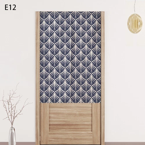 Japanese Style Door Curtain Screen Cotton Linen Noren Cherry Flower Room Divider - Bild 33 von 44