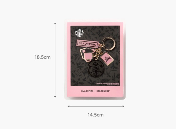 Starbucks Korea 2023 X Blackpink Limited Keychain Logo Charm