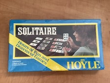 Vintage HOYLE SOLITAIRE Set Deck of Cards plus Instructions