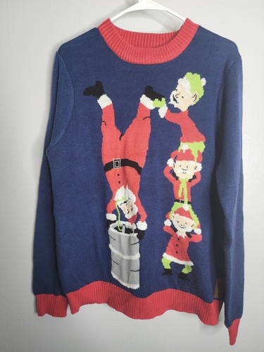 Mens M Tipsy Elves Christmas Sweater 