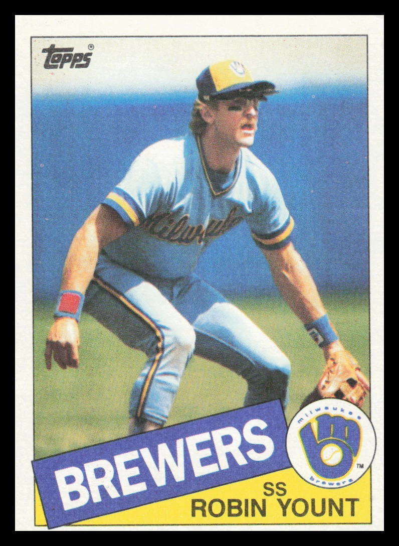 1985 Topps Super #37 Robin Yount Milwaukee Brewers | eBay