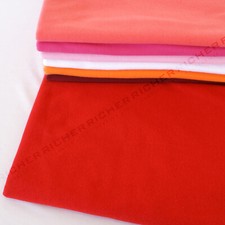 100% Knitted Jersey Cotton Stretch Interlock Fabric Material Made in UK FREE P&P