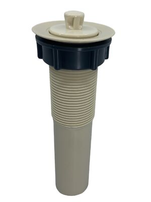 Mobile Home/RV Bone Plastic Lavatory Sink 1-1/4 CO Plug & Drain