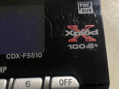 SONY CDX F5510 CAR STEREO ONLY ONLY SONY CDX F5510 FACEPLATE ONLY
