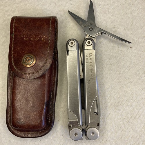 Leatherman Wave Bolsillo Supervivencia Juego de Herramientas Kit de Herramientas Funda de Cuero Original - Imagen 3 de 15