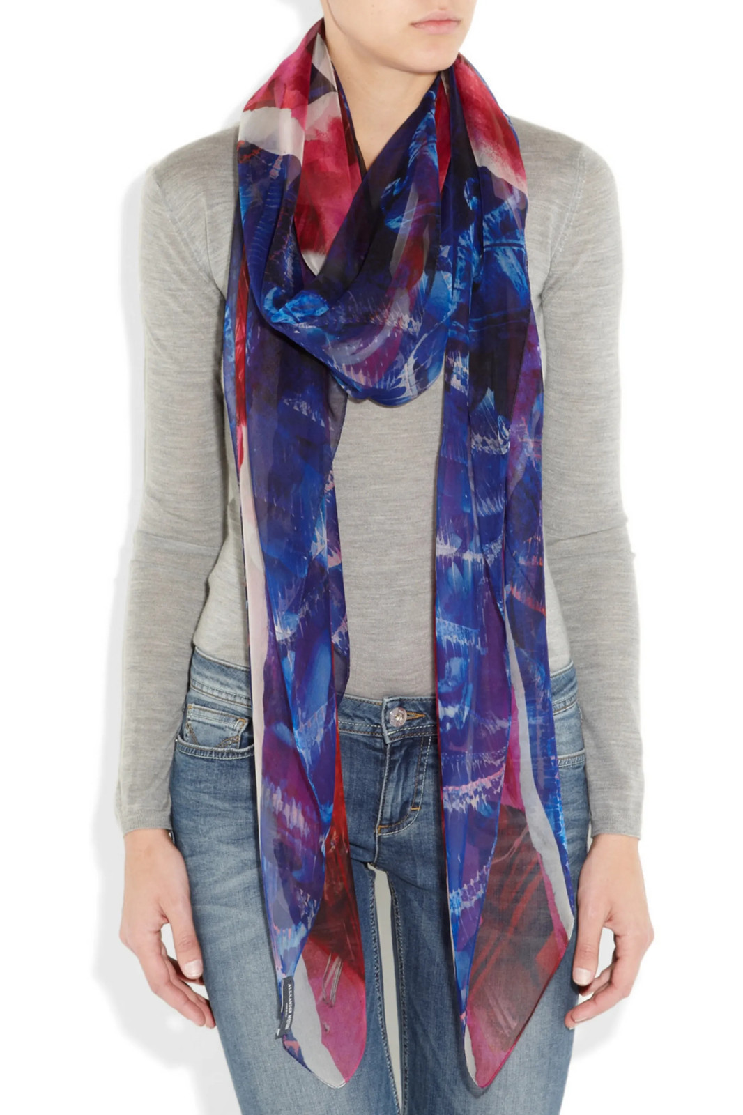 Alexander McQueen S/S 2011 'God Save McQueen' Union Jack Scarf image 5