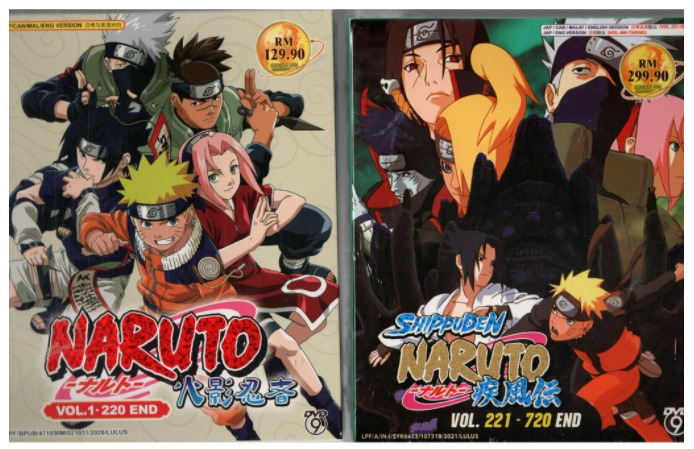 ANIME DVD –NARUTO SHIPPUDEN (Vol.1-220End) ~English Sub