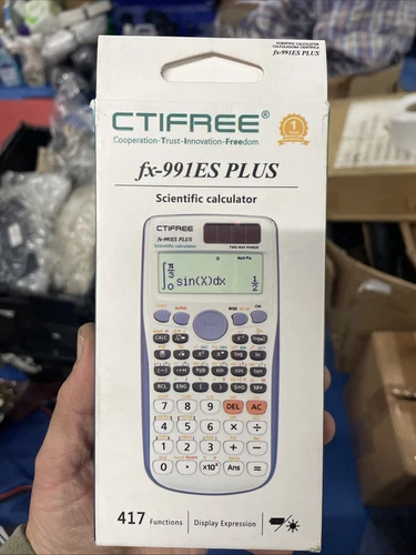 CTIFREE SCIENTIFIC CALCULATOR FX-991ES PLUS WITH 417 FUNCTIONS (P5