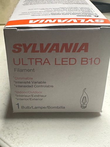 Sylvania Ultra 4.5 WATT LED 2700K BENT TIP DIMMABLE MEDIUM BASE (LOT OF 5) - Picture 4 of 4