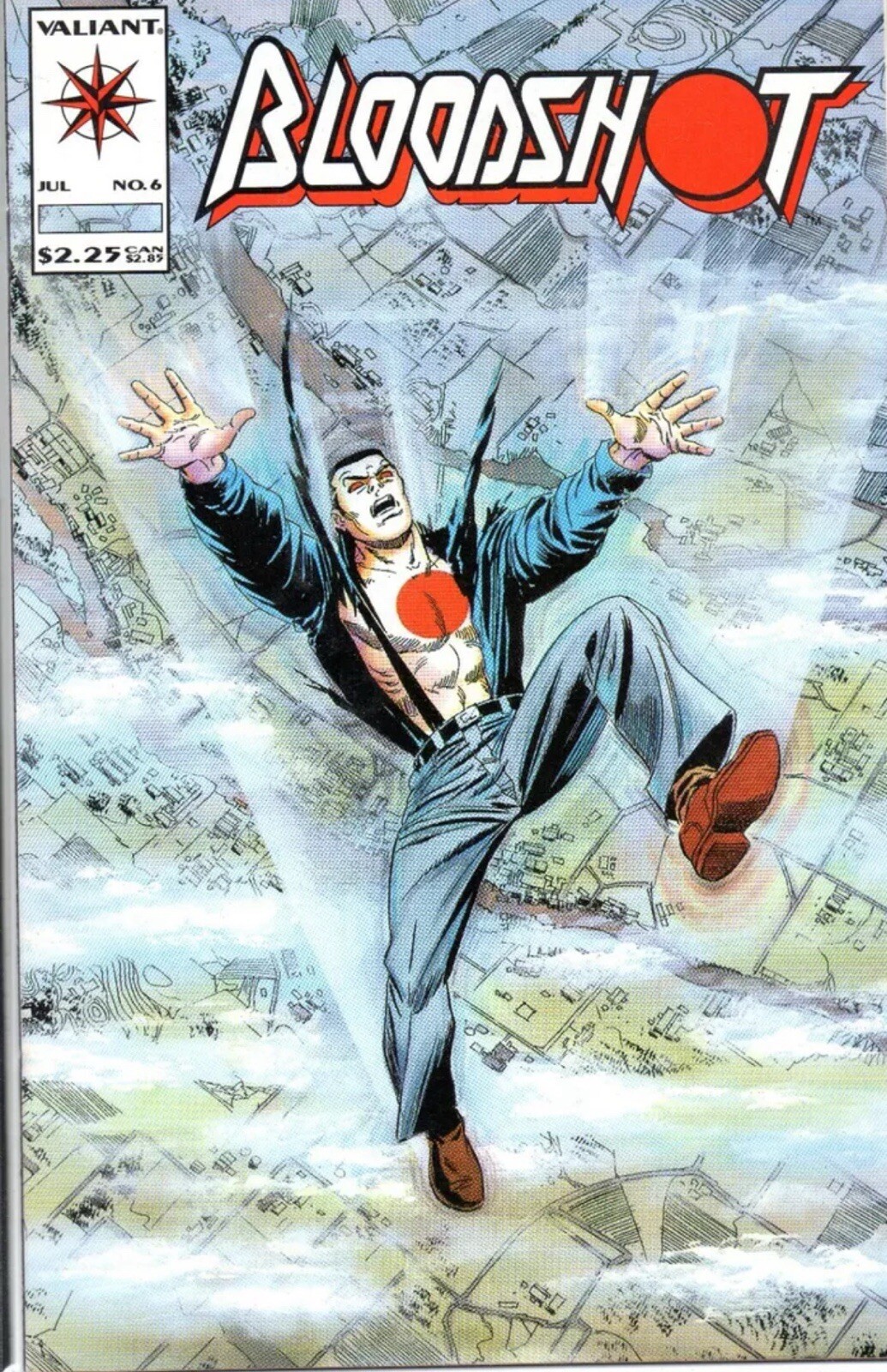 Bloodshot #6 (1993 Valiant Comics) 1st Ninjak Appearance! NM