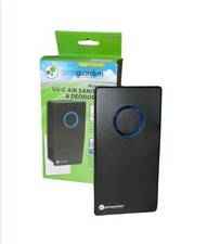 New Germ Guardian GG1100W Pluggable Air Sanitizer And Deodorizer, Black