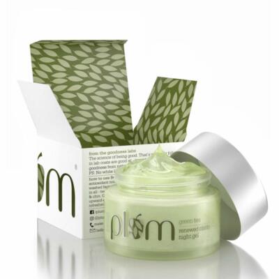 Plum Green Tea Renewed Clarity Night Gel Night Cream For Women 50lm-