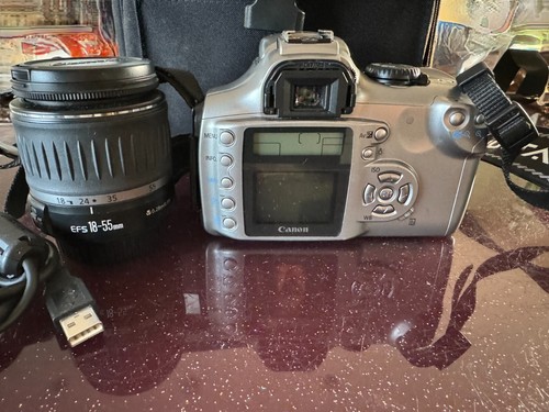 Canon EOS 300D / Digital Rebel 6.3MP Digital SLR Camera with 18-55 EFS lens - Picture 6 of 9