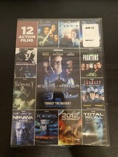 12 Action Films DVD 2012 2-Disc Set Brand New