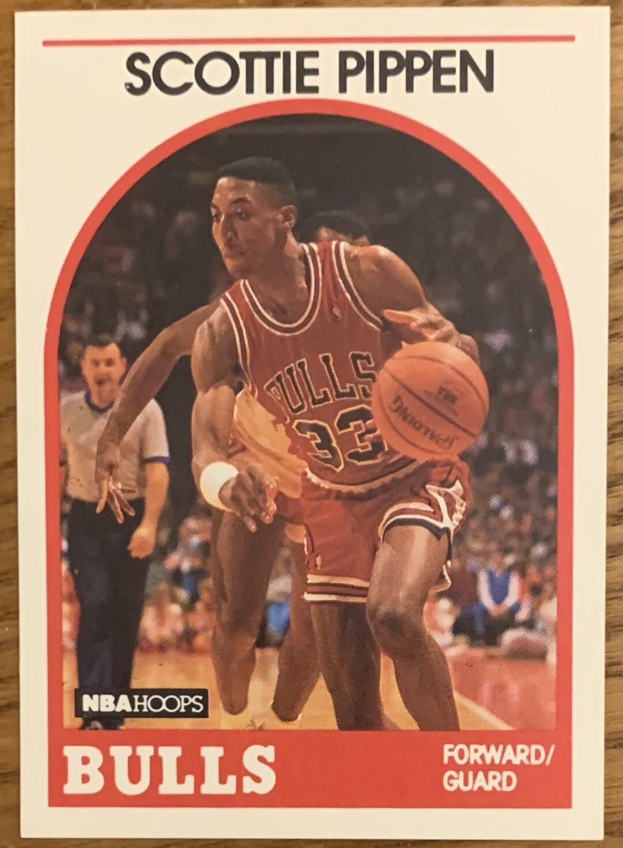 SCOTTIE PIPPEN, '89-'90 NBA HOOPS CARD, EXCELLENT CONDITION, BULLS