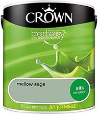 Crown Breatheasy Silk Emulsion Paint- 2.5L ALL COLOURS!!!