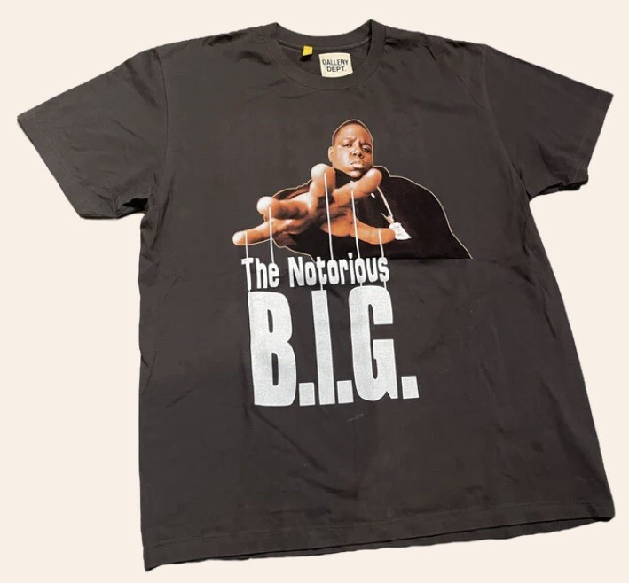 Gallery Department x Notorious BIG Tshirt Size XL