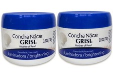 Grisi MOTHER OF PEARL Skin Lightening Cream CONCHA NACAR Aclarante 3.8 oz 2-Pack