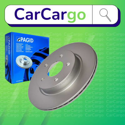 Pagid Vented Rear Brake Discs Renault Koleos 2.0 dCi 175 4WD 2016-2024 292 mm