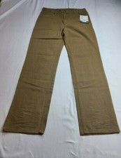 Eddie Bauer Kids Sz 18 30x31 MEAS Natural Fit Straight Leg Ginger Bread Jeans