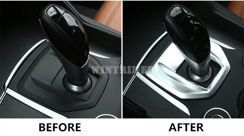 Cornice Cromata Per Pannello Cambio Alfa Romeo Giulia 2017: Cover In ABS Autoadesiva Antigraffio - 4