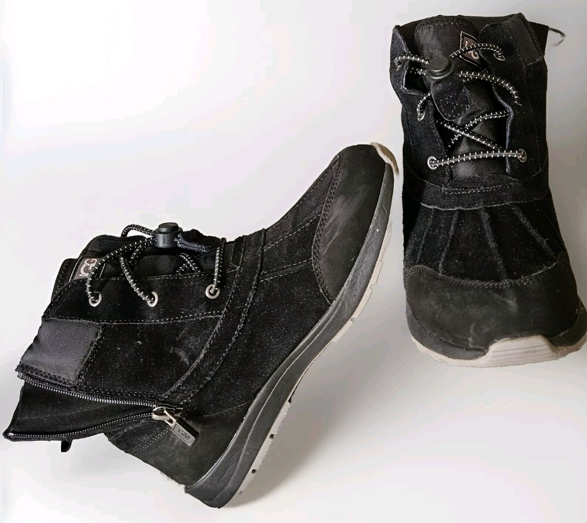 UGG-Men-1003140-Black leather-3M Thinsulate Insulation Morton Boots.Sz-10-Vietna UGG 3M thinsulate Men main image 3