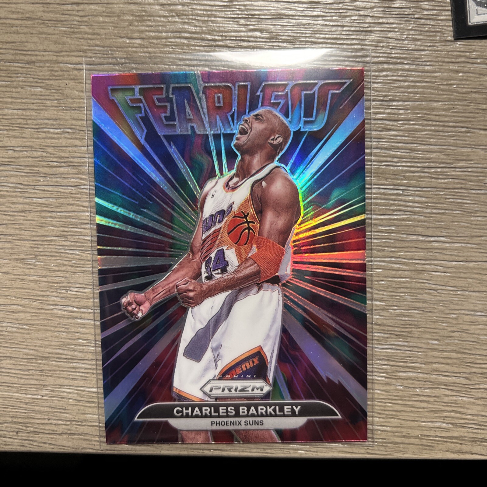 2021-22 PANINI PRIZM CHARLES BARKLEY FEARLESS SILVER