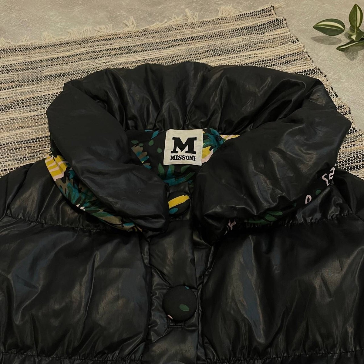 90s MISSONI PUFFER JACKET DOWN BOMBER OLD MONEY coat LUXARY | eBay
