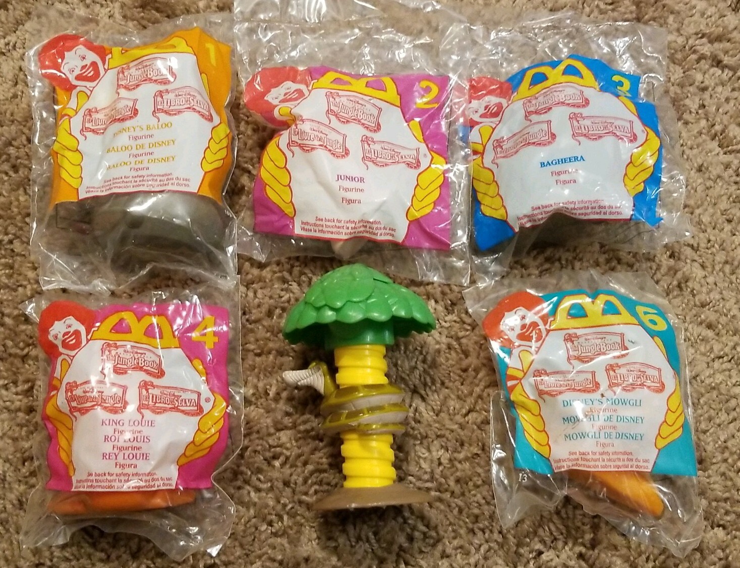 mcdonalds toy food set