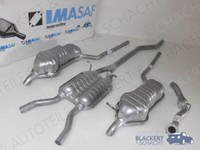 Imasaf Auspuffanlage Ab Kat + für Audi A6 + Avant 1.8 Turbo Quattro C5 1997-2001