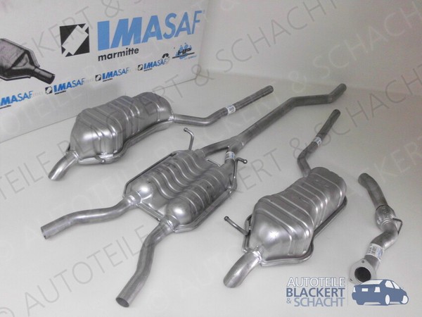 Imasaf Auspuffanlage Ab Kat + für Audi A6 + Avant 1.8 Turbo Quattro C5 1997-2001-image