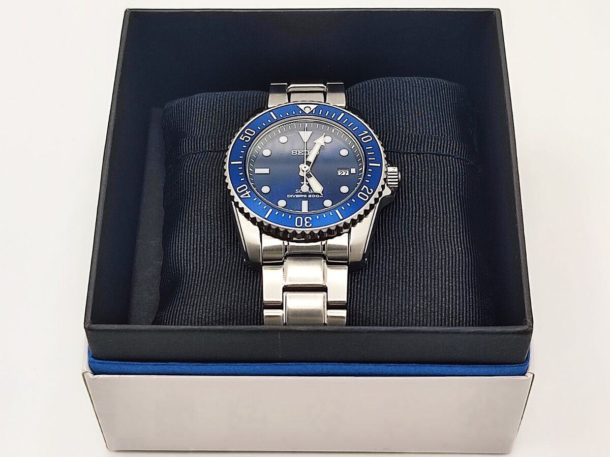 SEIKO Prospex Diver's V147-0CS0 200m Men's Solar Watch in