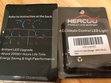 2 Pack HERCOO LED Lights Bulbs Kit of AC Climate Heater Control Compatiable 