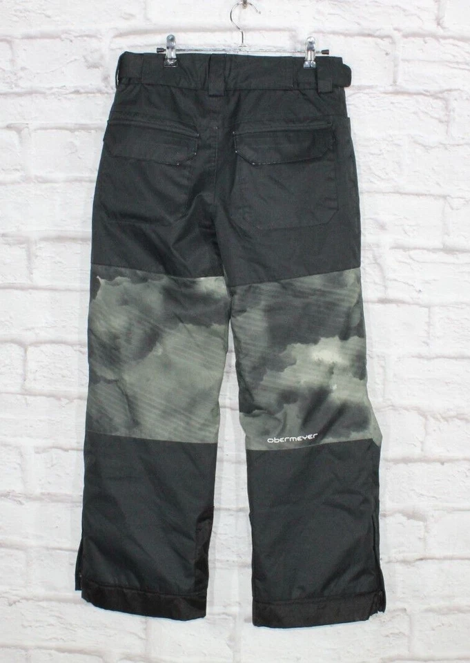 Obermeyer Teens Black Polyester Blend Lined Insulated Excursion Snow Pants Sz L - Image 4 of 4