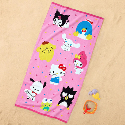 Sanrio Hello Kitty Beach Towel - Kuromi Cinnamoroll My Melody Kids Pool Swim New