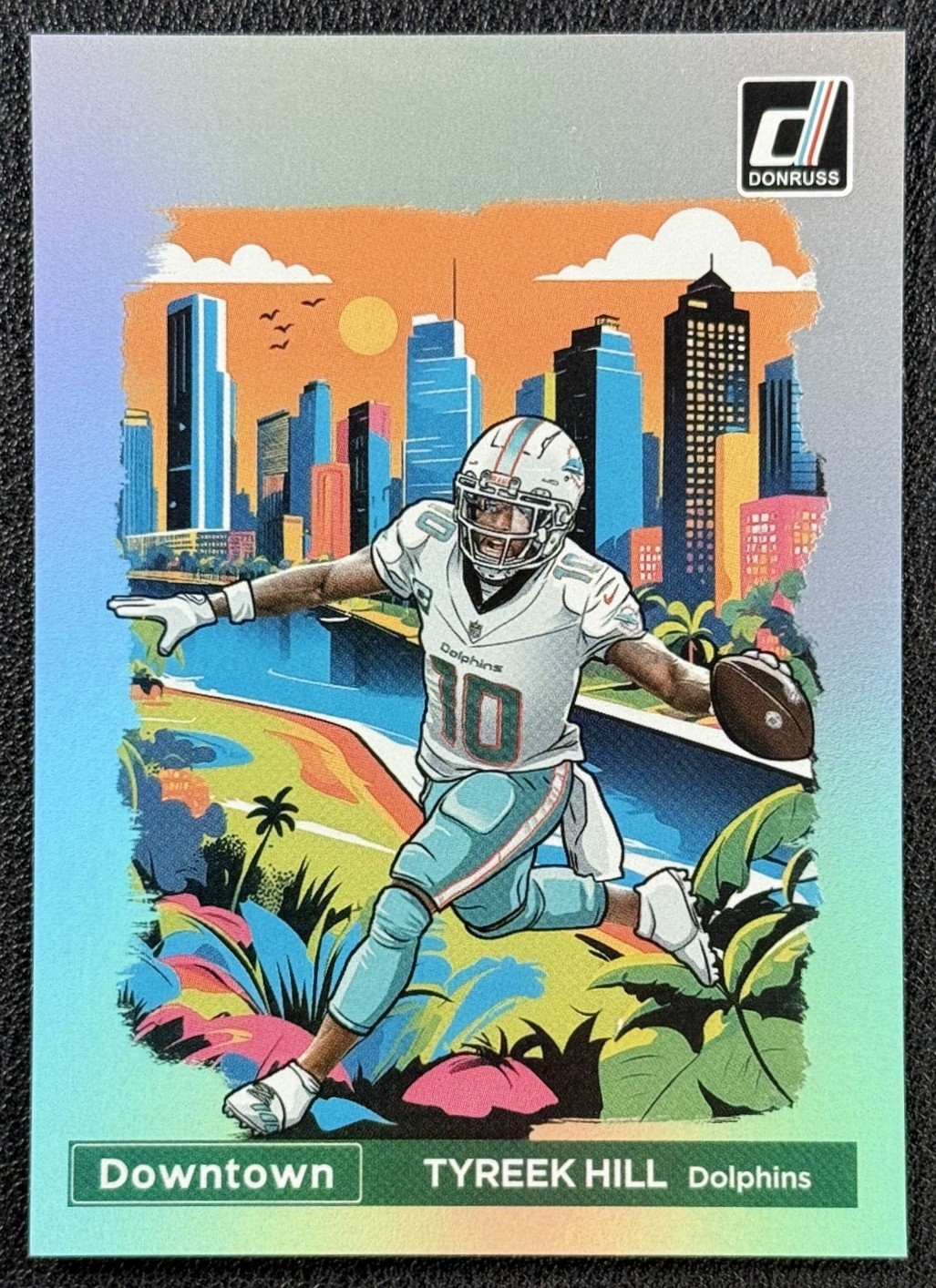 TYREEK HILL 2024 PANINI DONRUSS #3 DOWNTOWN! SSP DOLPHINS