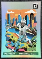 TYREEK HILL 2024 PANINI DONRUSS #3 DOWNTOWN! SSP DOLPHINS