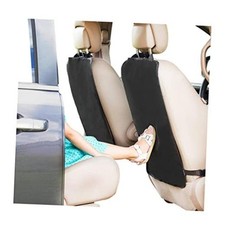 GRBVFDS 2 Pack X-Large Waterproof Kick Mats Backseat Protector, Durable Car