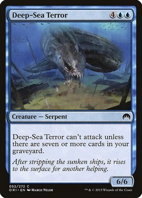 [4x] Deep-Sea Terror ORI LP MTG