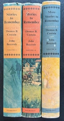 Stories to Remember Vol I & II More Stories Vol II Costain HC DJ 1956 Doubleday