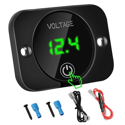80V DC Digital Volt Meter Waterproof Touch Switch 12V 24V RV Boat