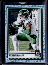 2025 Panini Donruss Optic Braelon Allen Rocket Prizm #175 Jets