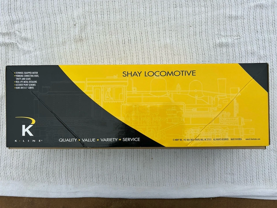 O K-Line K3499-0028CC Pacific Lumber Shay Locomotive #28 TMCC EQUIPPED - (NEW) - Image 2 of 4