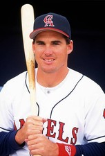 Tim Salmon California Angles poses for this portrait prior to MLB - Old Photo