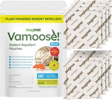 Vamoose Natural Peppermint Oil Rodent Repellent Pouches - 2 Pack