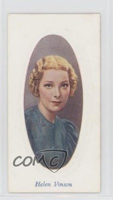 1936 Godfrey Phillips Screen Stars Embossed Tobacco Series B Helen Vinson 7ut