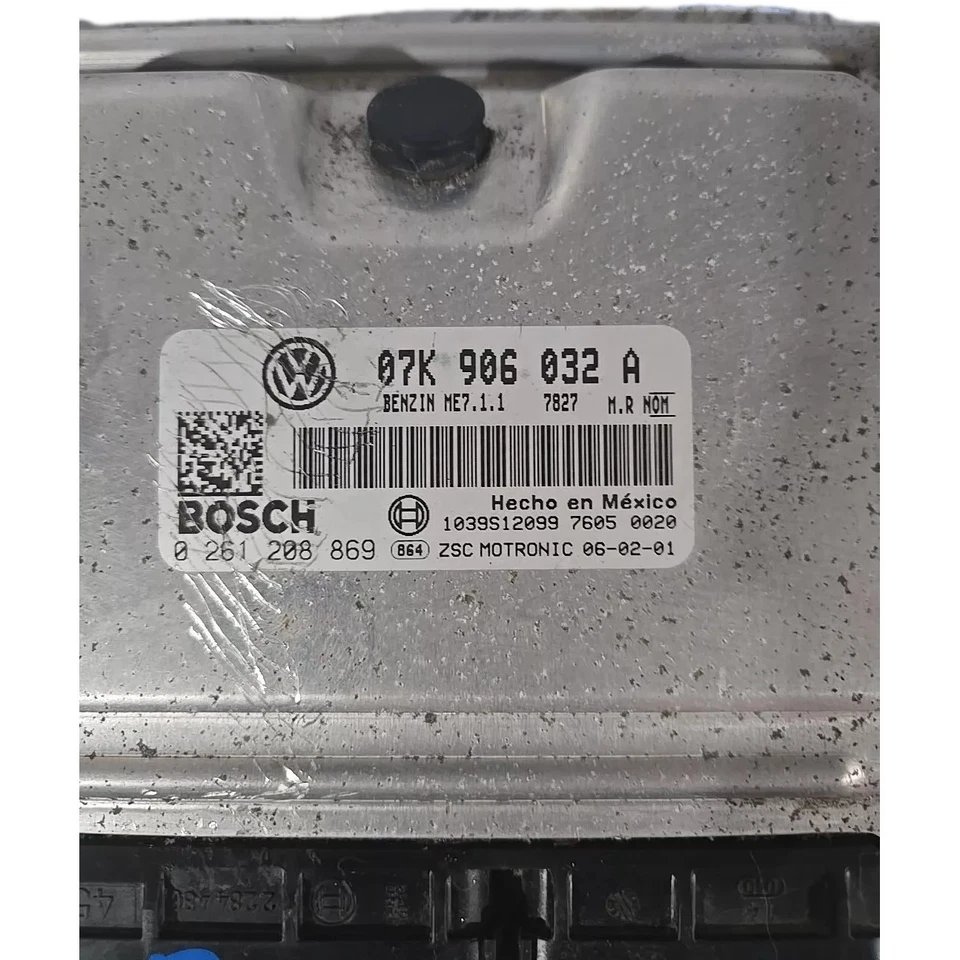 Módulo de control del motor VOLKSWAGEN BEETLE 07K-906-032A 2006-2007 ECU ECM PCM OEM Foto 2 de 4